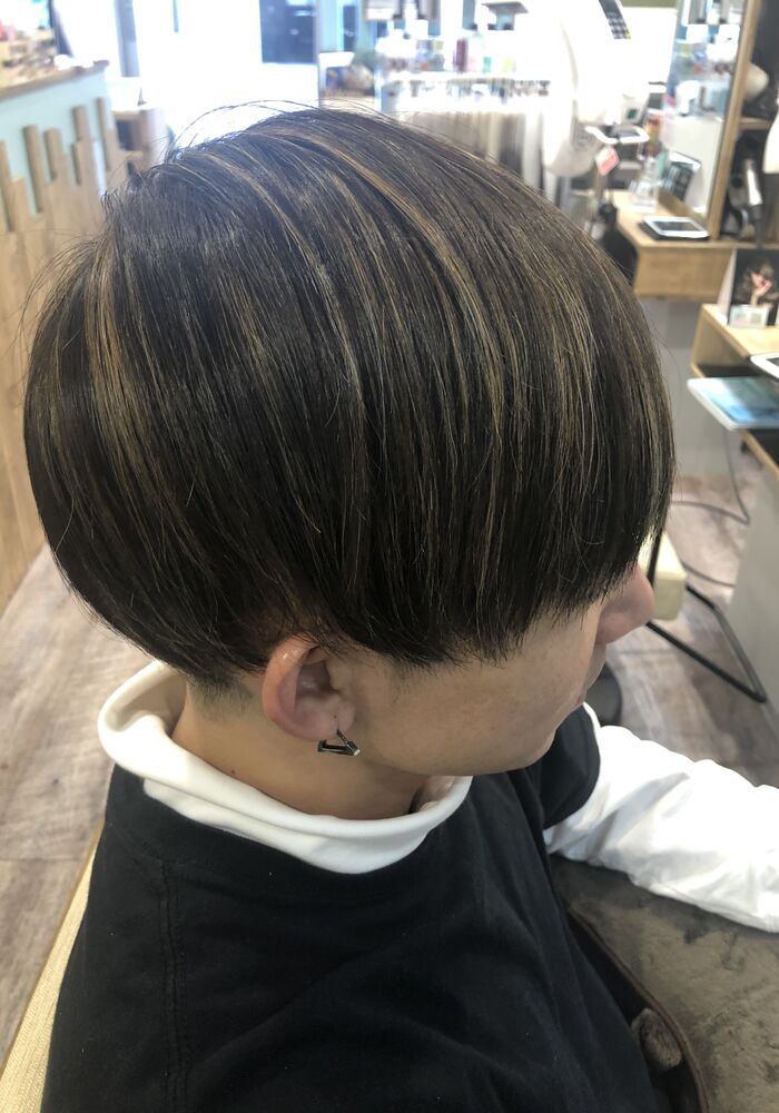 マッシュスタイル メンズ ギャラリー 大和の美容室ならare Nge Hair デザインカラーが得意